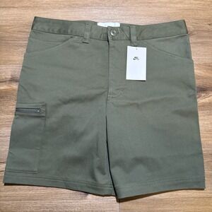 Nike SB Skate Shorts Men's Size 32‎ Olive Green Ripstop Skateboarding NWT